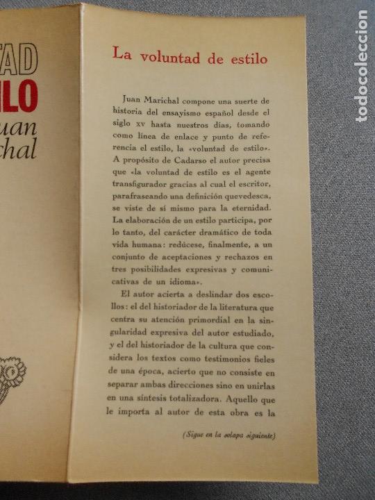 Libros de segunda mano: LA VOLUNTAD DE ESTILO - Foto 2