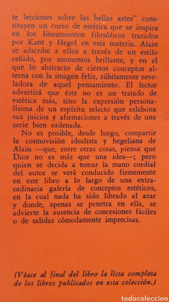 Libros de segunda mano: Veinte lecciones sobre las bellas artes. Alain - Foto 9