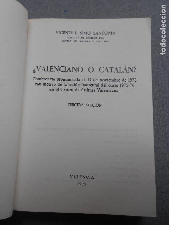 Libros de segunda mano: VALENCIANO O CATALAN? - Foto 2