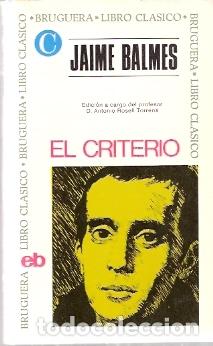 Libros de segunda mano: El criterio - Balmes, Jaime - Foto 1