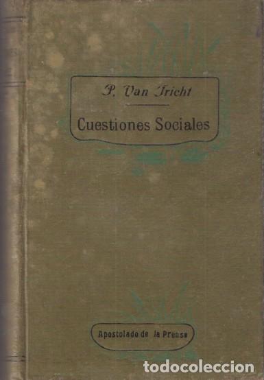 Libros de segunda mano: Cuestiones Sociales - Tricht, P. V&iacute;ctor van - Foto 1