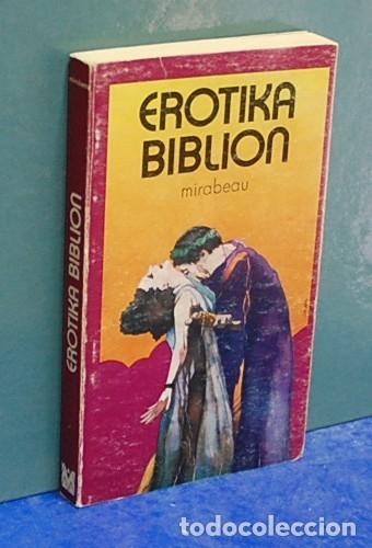 Libros de segunda mano: LMV - Er&oacute;tika biblion. Mirabeau - Foto 1