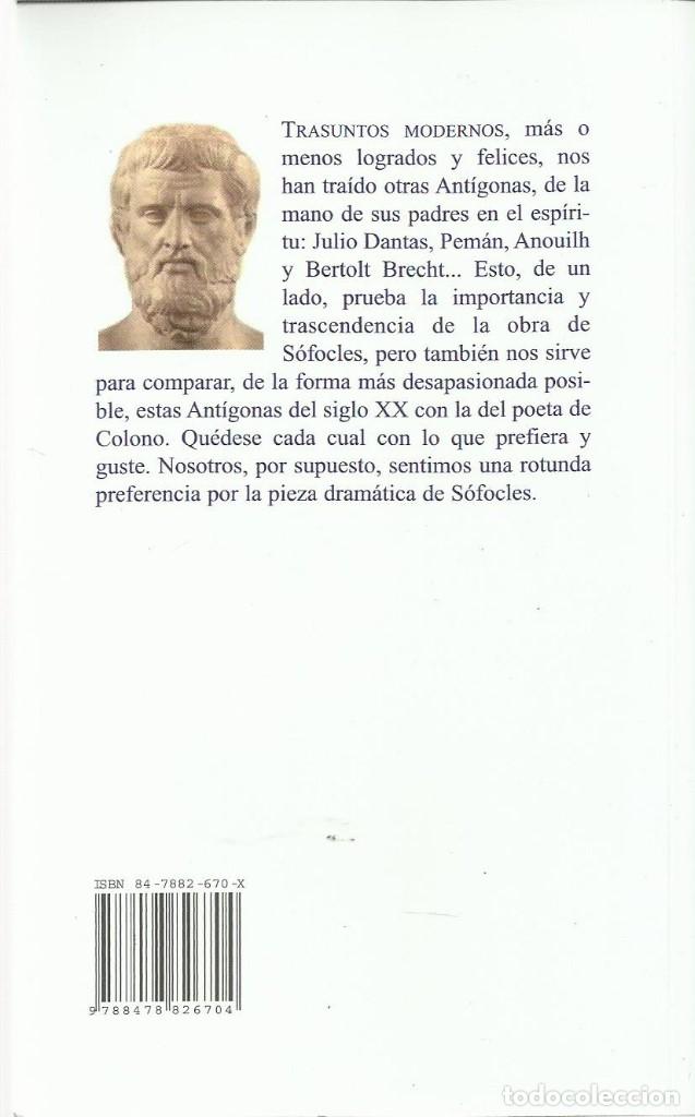 Libros de segunda mano: Antigona  (Sofocles). - Foto 2