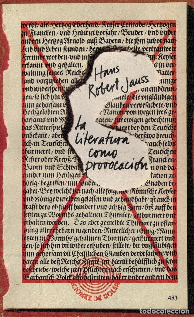 Libros de segunda mano: Hans Robert Jauss, La literatura como provocaci&oacute;n - Foto 1
