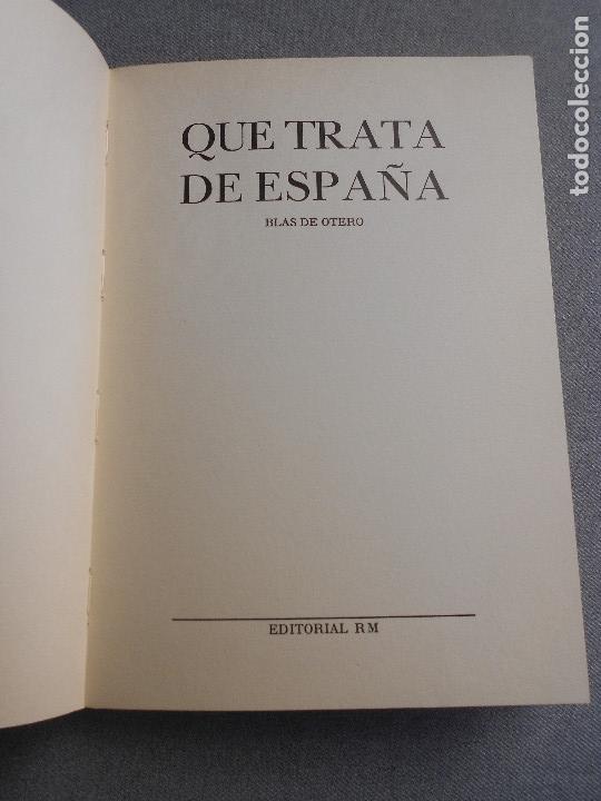 Libros de segunda mano: QUE TRATA DE ESPA&Ntilde;A - Foto 2