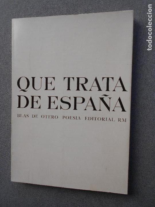 Libros de segunda mano: QUE TRATA DE ESPA&Ntilde;A - Foto 1