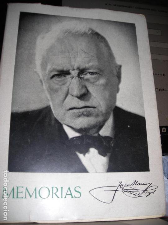 Libros de segunda mano: MEMORIAS    JUAN MONEVA Y PUYOL - Foto 1