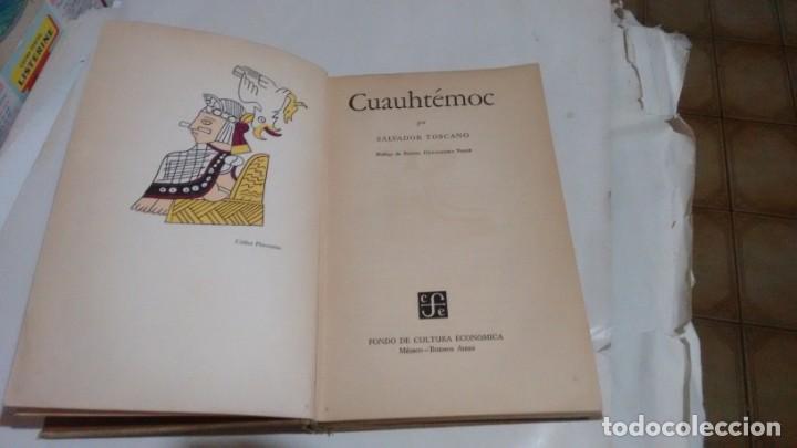 Libros de segunda mano: CUAUHTEMOC - SALVADOR TOSCANO - - Foto 2