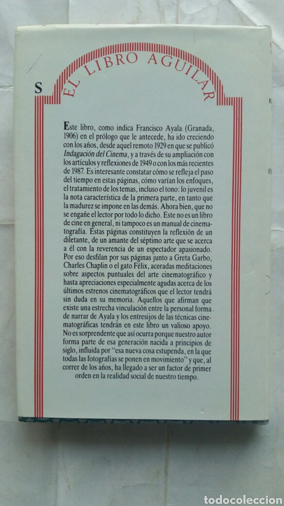 Libros de segunda mano: El escritor y el cine. Francisco Ayala. - Foto 3