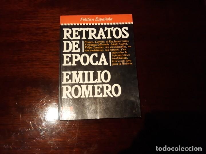 Libros de segunda mano: RETRATOS DE EPOCA - Emilio Romero - Foto 1