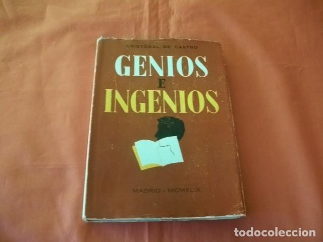 Libros de segunda mano: GENIOS E INGENIOS (41 SEMBLANZAS) - CRIST&Oacute;BAL DE CASTRO - Foto 1