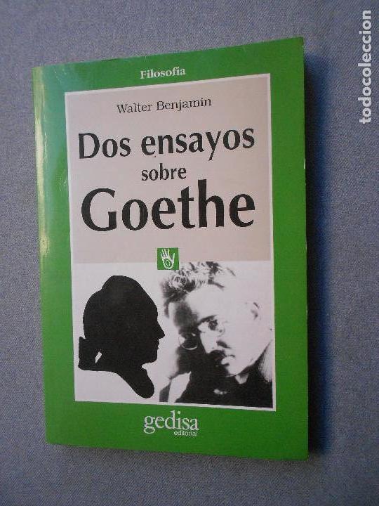 Libros de segunda mano: DOS ENSAYOS SOBRE GOETHE - Foto 1