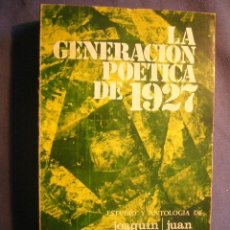 Libros de segunda mano: JOAQUIN GONZALEZ MUELA - JUAN MANUEL ROZAS: - LA GENERACION POETICA DE 1927 - (MADRID, 1974). Lote 148783878