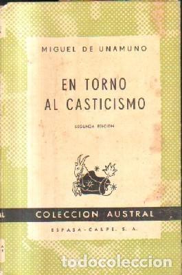 Libros de segunda mano: EN TORNO AL CASTICISMO. A-AUSV-851 - Foto 1