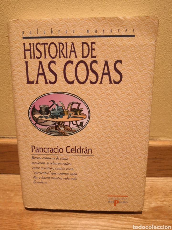 Libros de segunda mano: Historia de las Cosas Pancracio Celdr&aacute;n - Foto 1