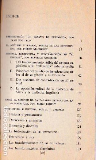 Libros de segunda mano: Problemas del estructuralismo / Marc Barbut ... - Foto 3