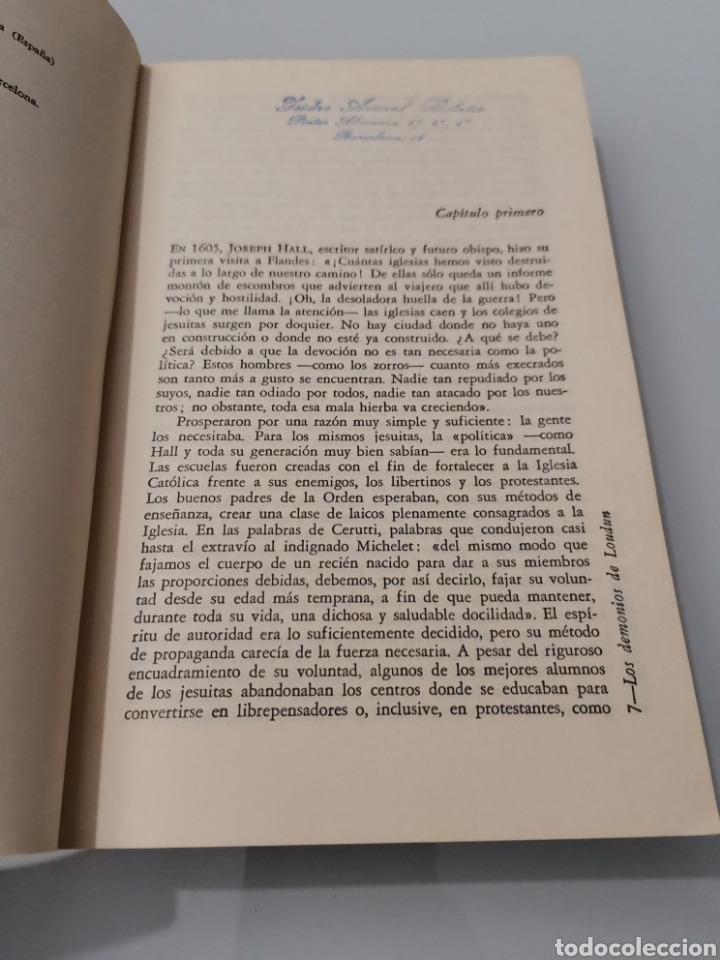 Libros de segunda mano: Libro Los demonios de Loudun. Aldous Huxley - Foto 4