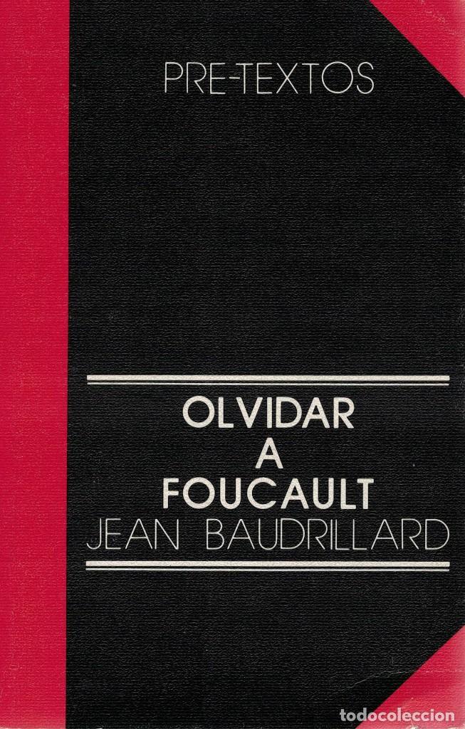 Libros de segunda mano: Jean Baudrillard, Olvidar a Foucault - Foto 1