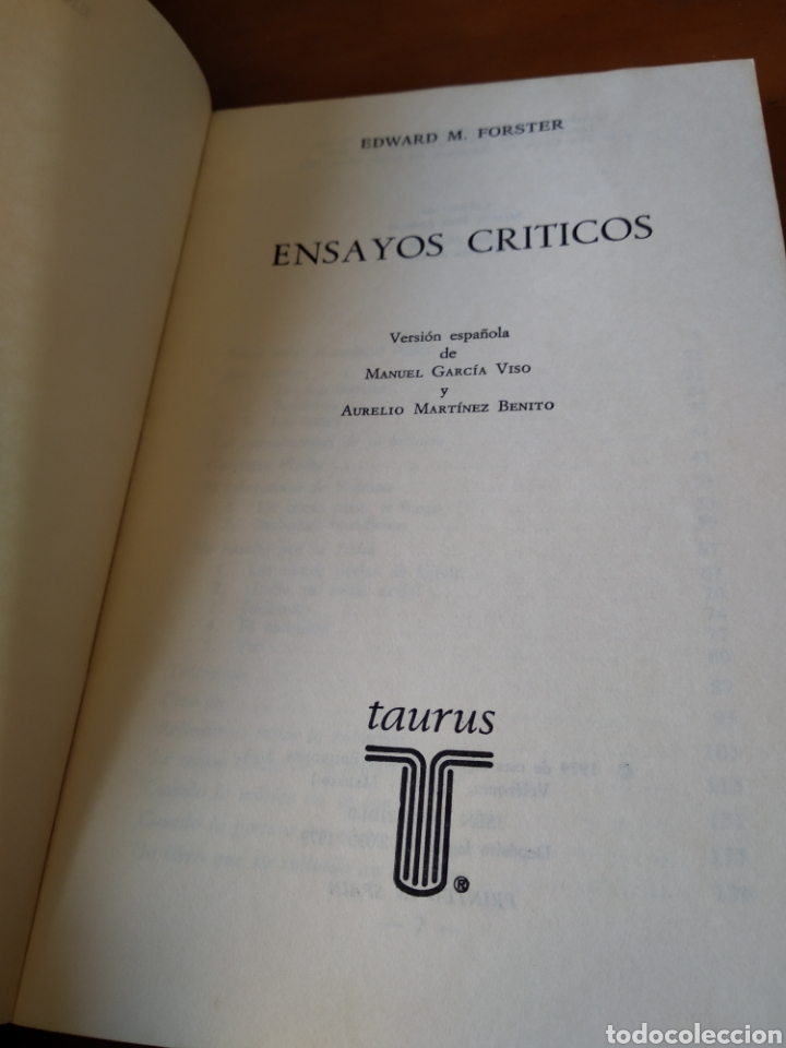 Libros de segunda mano: ENSAYOS CR&Iacute;TICOS. E.M. FORSTER #0083 - Foto 2