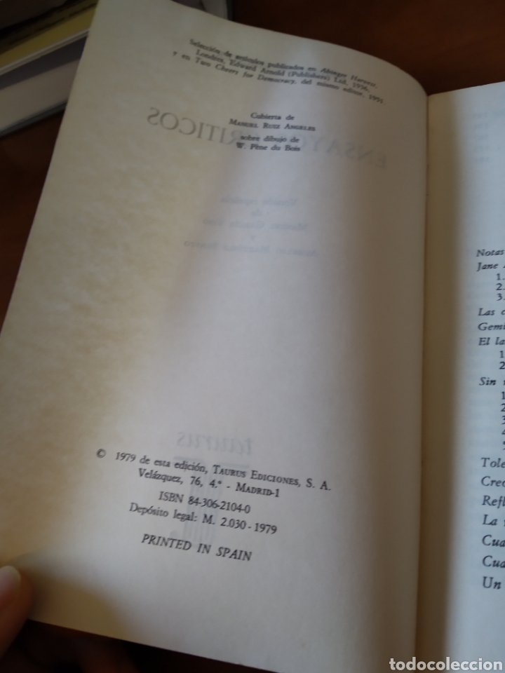 Libros de segunda mano: ENSAYOS CR&Iacute;TICOS. E.M. FORSTER #0083 - Foto 3