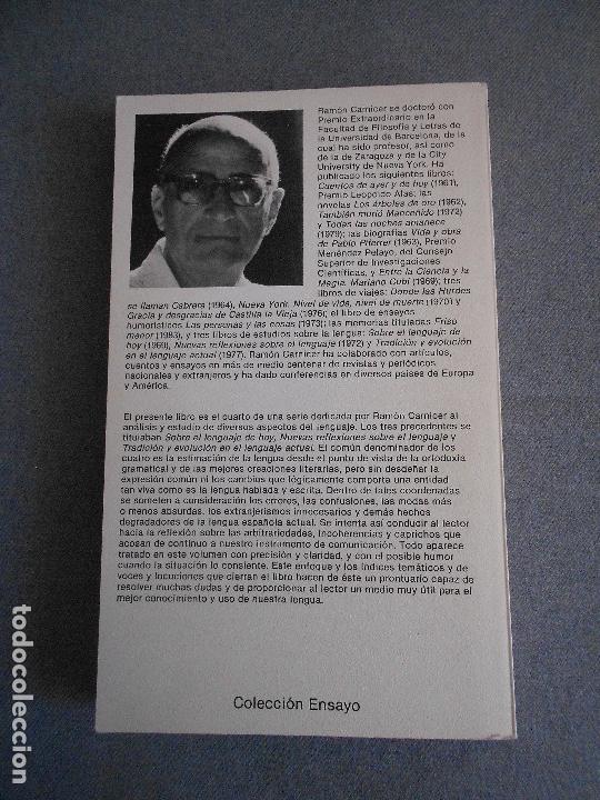 Libros de segunda mano: DESIDIA Y OTRAS LACRAS EN EL LENGUAJE DE HOY. - Foto 3