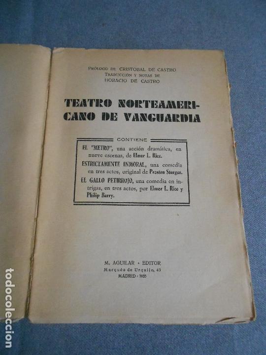 Libros de segunda mano: TEATRO NORTEAMERICANO DE VANGUARDIA - Foto 2