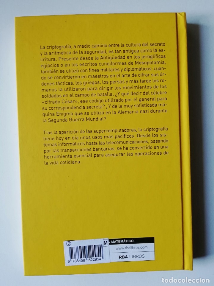 Libros de segunda mano: EL LENGUAJE SECRETO DE LOS N&Uacute;MEROS. CODIFICACI&Oacute;N Y CRIPTOGRAF&Iacute;A- JOAN G&Oacute;MEZ (EDITOR) - ED NATIONAL G - Foto 2
