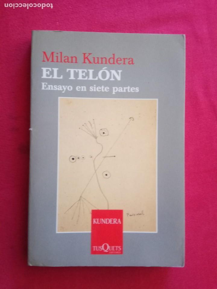Libros de segunda mano: EL TELON. ENSAYO EN SIETE PARTES. - KUNDERA, Milan. - Foto 1