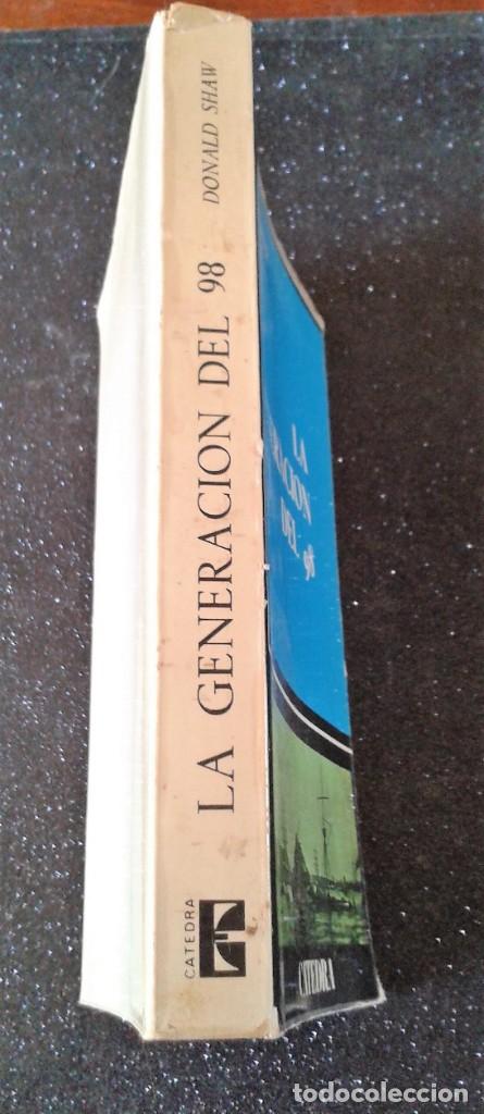 Libros de segunda mano: LA GENERACI&Oacute;N DEL 98 CATEDRA 2&ordm; EDICI&Oacute;N - Foto 7