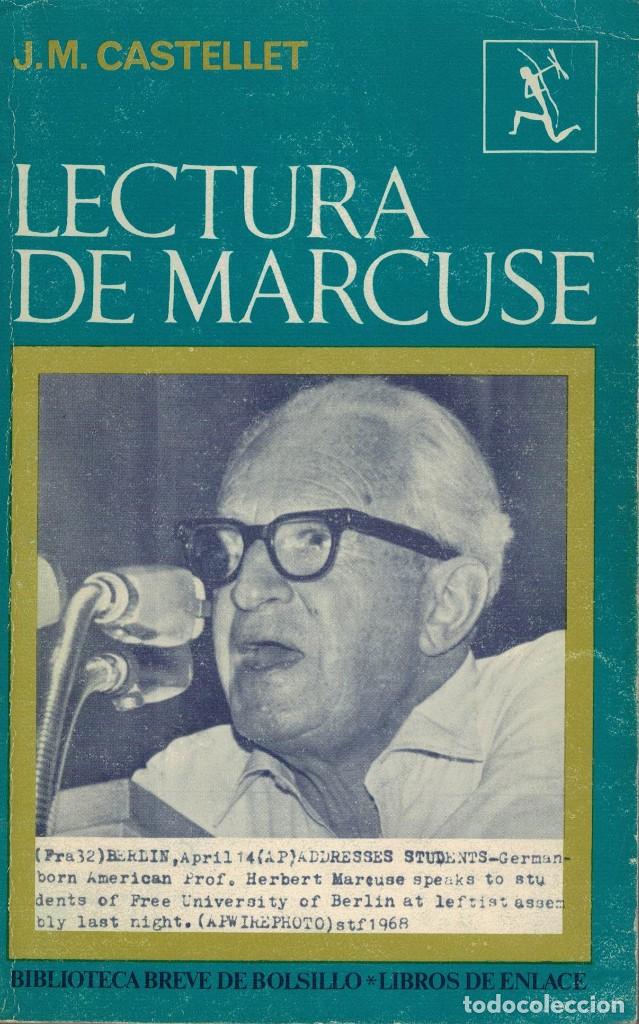 Libros de segunda mano: J. M. Castellet, Lectura de Marcuse - Foto 1