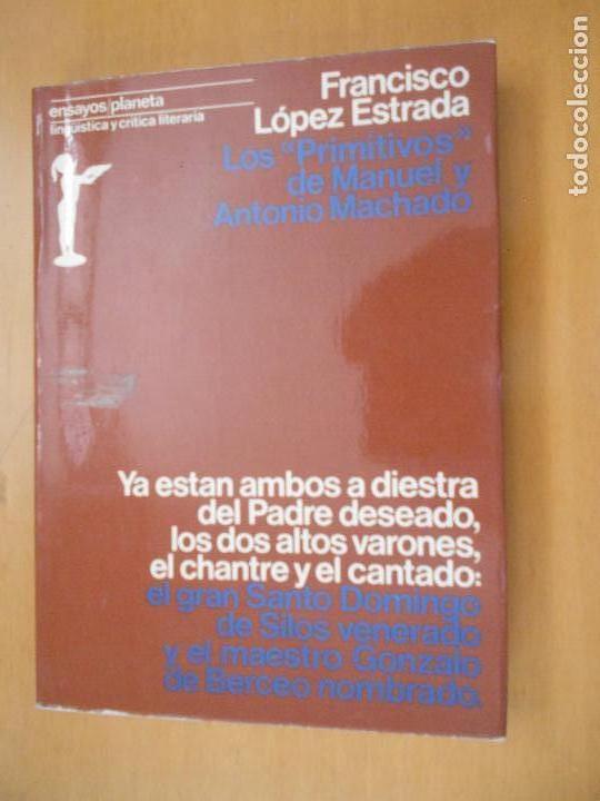 Libros de segunda mano: LOS PRIMITIVOS DE MANUEL Y ANTONIO MACHADO - Foto 1