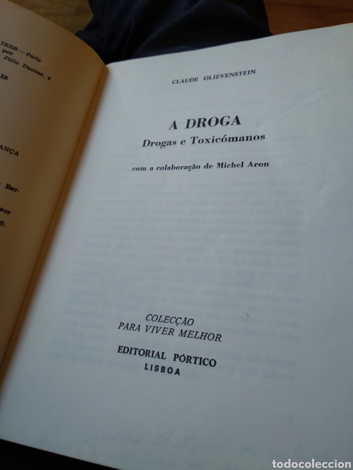 Libros de segunda mano: A DROGA. CLAUDE OLIEVENSTEIN #1636 - Foto 2