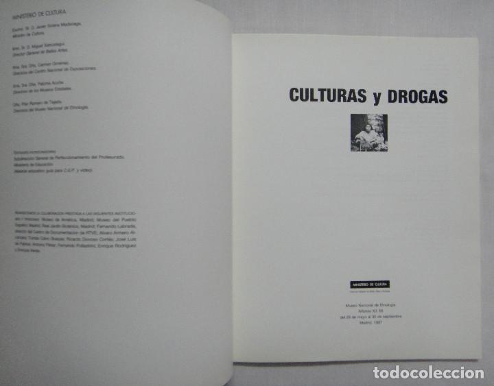 Libros de segunda mano: CULTURAS Y DROGAS. PERFECTO ESTADO!!! - Foto 2