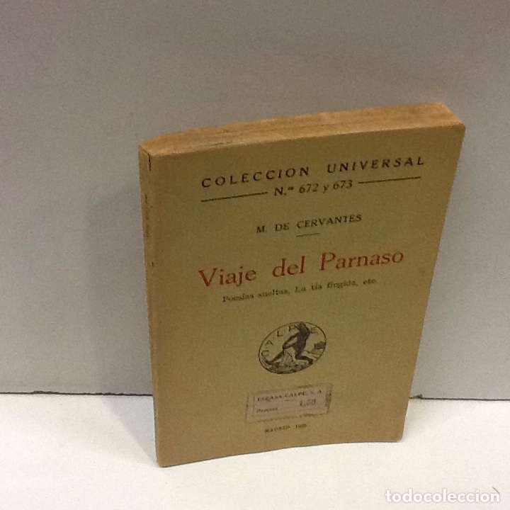 Libros de segunda mano: VIAJE DEL PARNASO MIGUEL DE CERVANTES - Foto 1