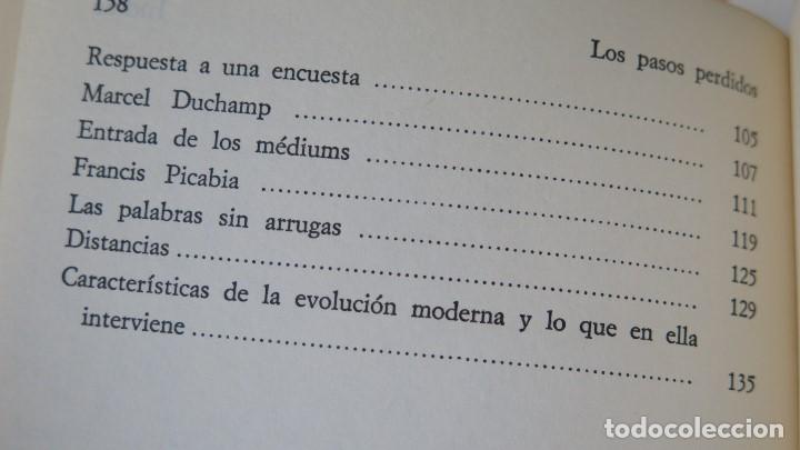 Libros de segunda mano: ANDRE BRETON. LOS PASOS PERDIDOS - Foto 3