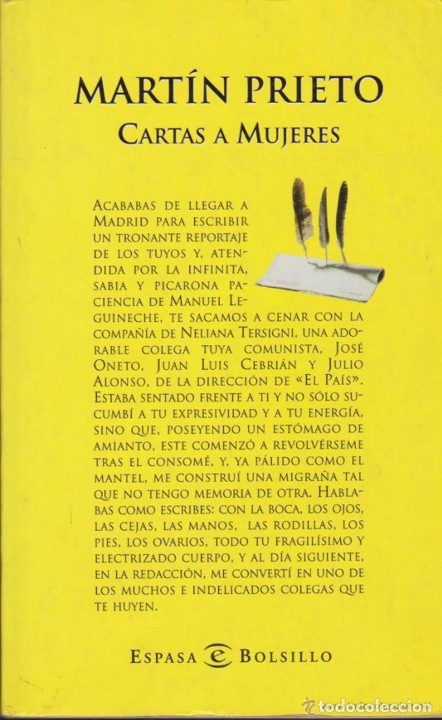Libros de segunda mano: Carta a mujeres. Mart&iacute;n Prieto - Foto 1