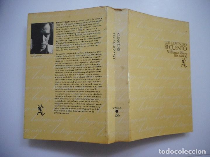 Libros de segunda mano: LUIS GOIYTISOLO    Recuento     Y93843 - Foto 1