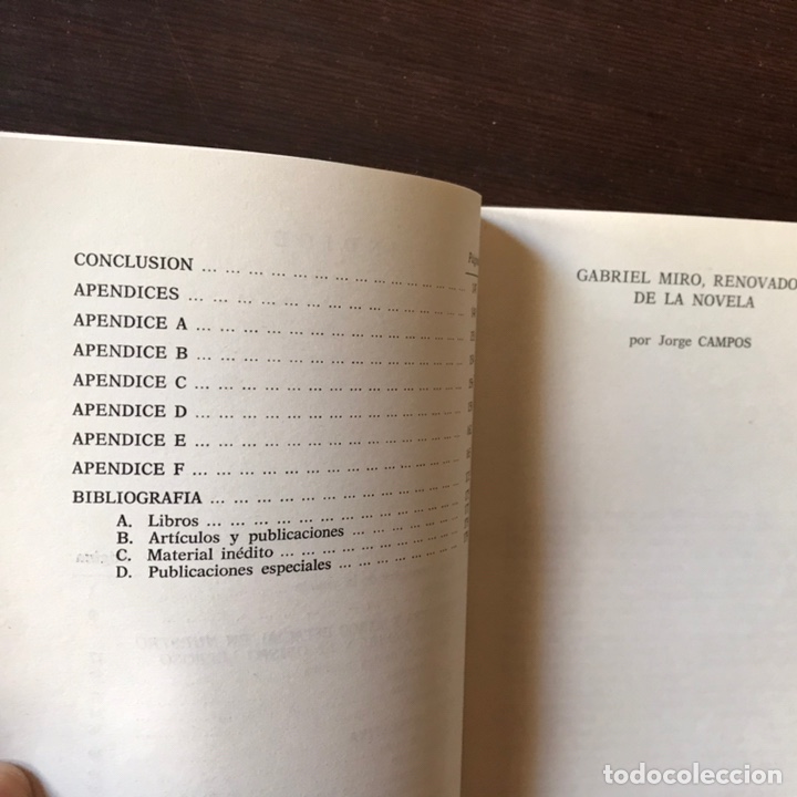 Libros de segunda mano: La novel&iacute;stica de Gabriel Mir&oacute;. Yvette E. Miller. Buen estado - Foto 4