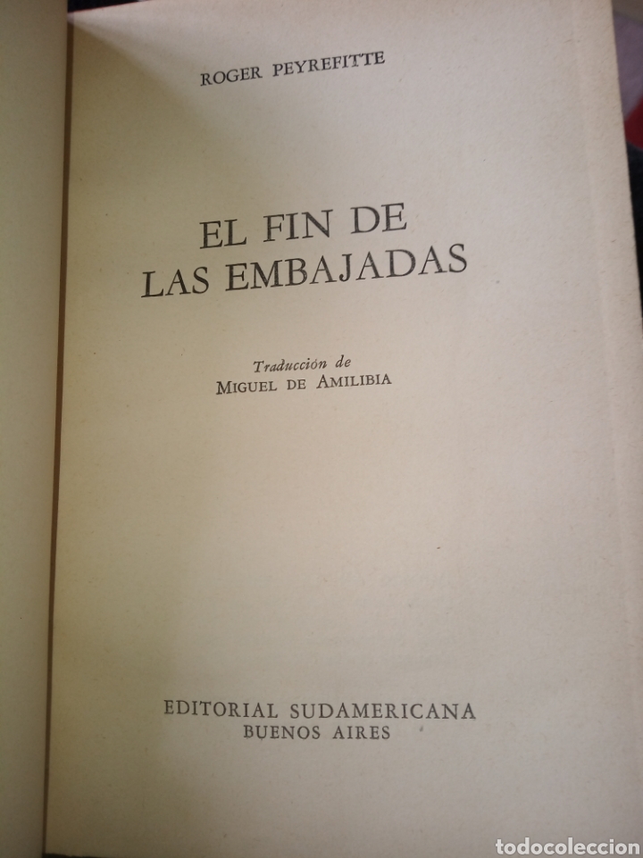 Libros de segunda mano: El fin de las embajadas. Roger Peyrefitte - Foto 6