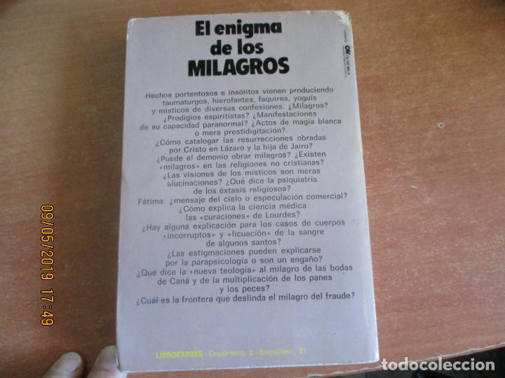 Libros de segunda mano: EL ENIGMA DE LOS MILAGROS L. Utset Editorial Libro expr&eacute;s 1981 - Foto 3