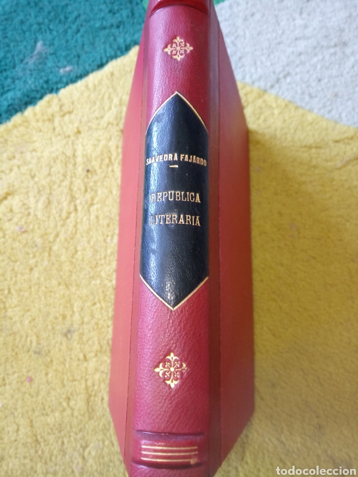 Libros de segunda mano: Republica literaria. Saavedra Fajardo. - Foto 2
