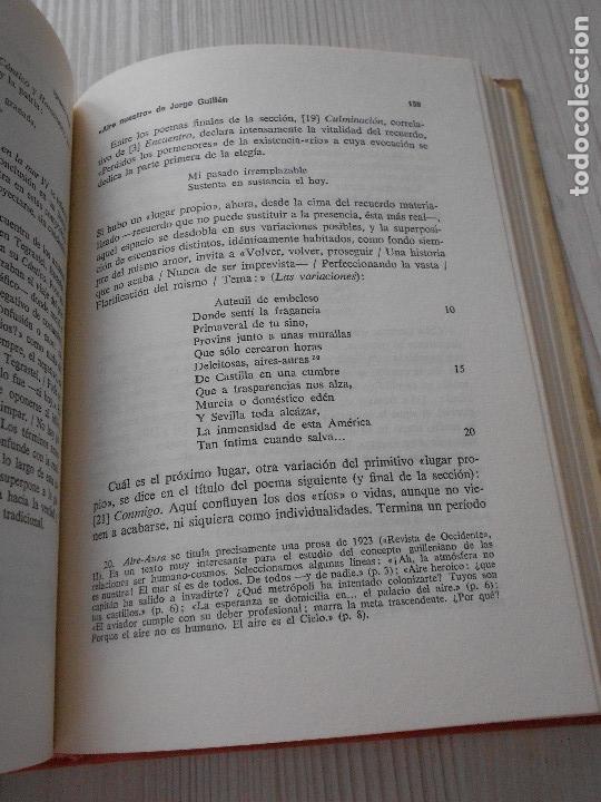 Libros de segunda mano: AIRE NUESTRO JORGE GUILLEN. - Foto 5