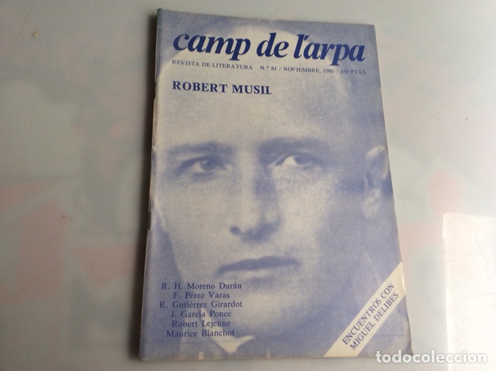 Libros de segunda mano: CAMP DE L&acute;ARPA N&ordm; 81 ROBERT MUSIL - REVISTAS DE LITERATURA
