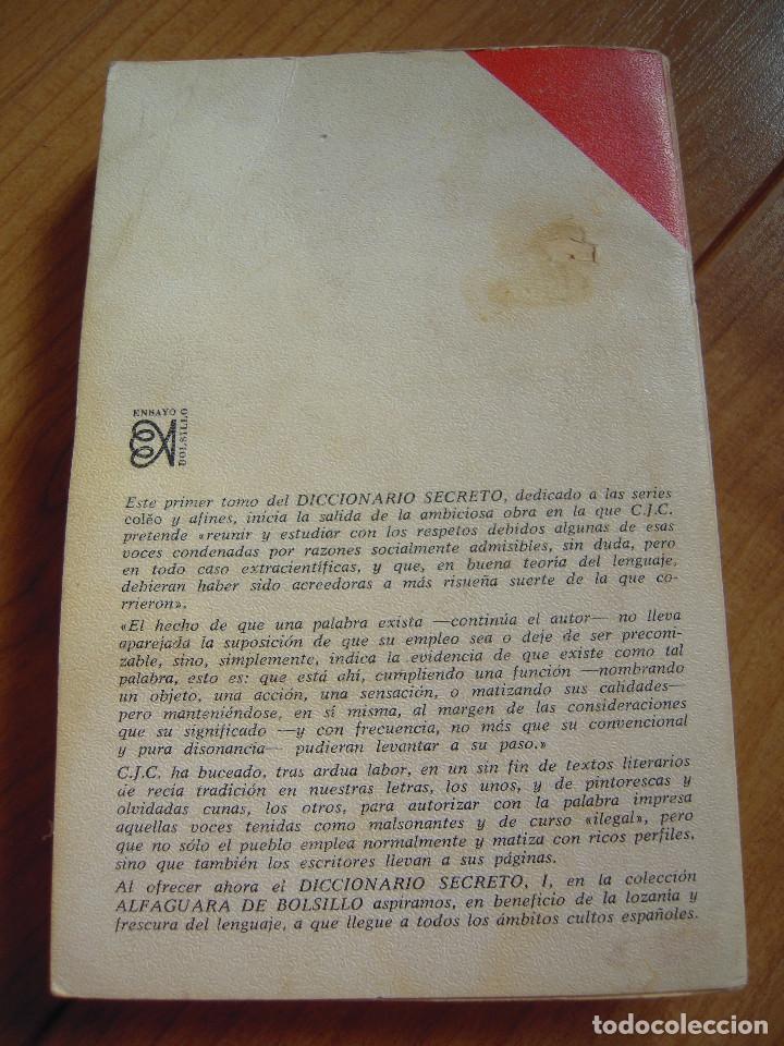 Libros de segunda mano: Diccionario secreto, I - Foto 3