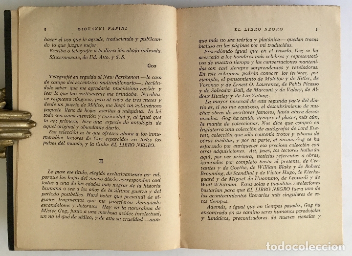Libros de segunda mano: EL LIBRO NEGRO. - PAPINI, Giovanni. - Buenos Aires, 1952. - Foto 3