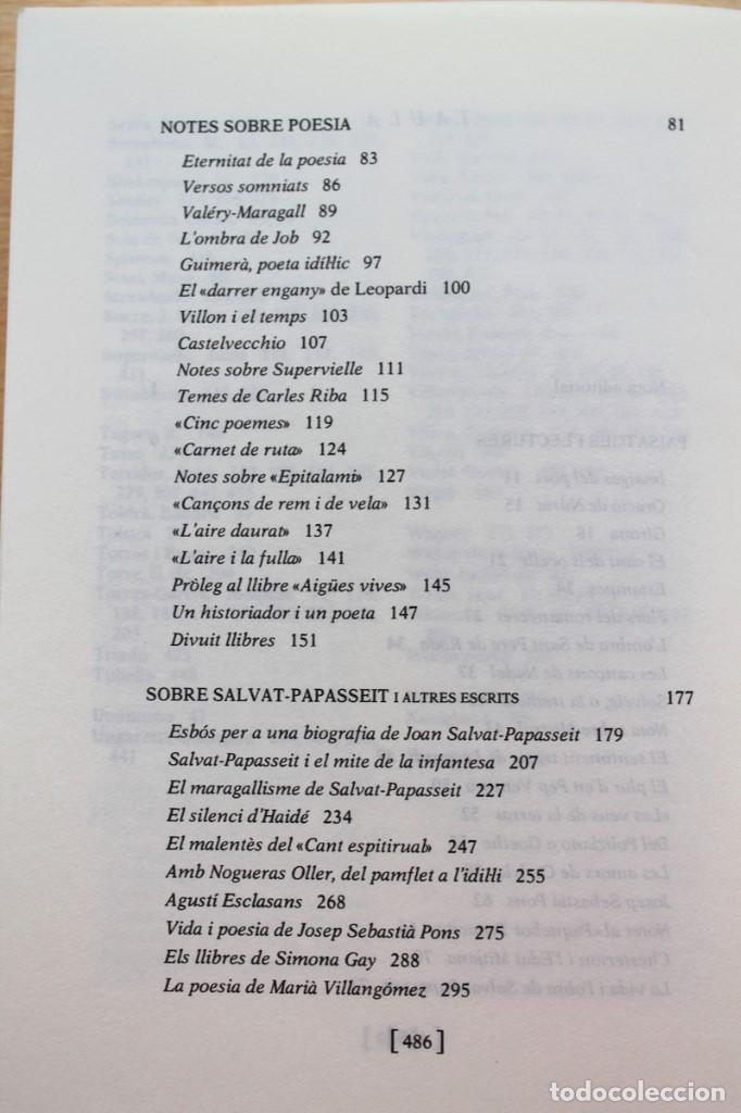Libros de segunda mano: Tom&agrave;s Garc&eacute;s - Prosa completa, II - Columna - Foto 4