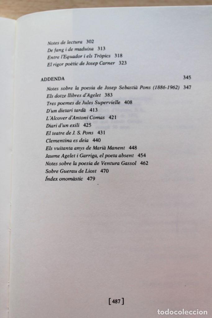 Libros de segunda mano: Tom&agrave;s Garc&eacute;s - Prosa completa, II - Columna - Foto 5