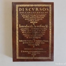 Libros de segunda mano: LIBRERIA GHOTICA. DISCURSOS DE LA ANTIGUEDAD DE LA LENGUA CÁNTABRA BASCONGADA.FACSÍMIL 1607. FOLIO.. Lote 167793032