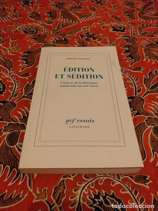Libros de segunda mano: EDITION ET S&Eacute;DITION - Robert Darnton - Gallimard 1991 - Foto 1