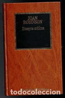 Libros de segunda mano: Ensayos cr&iacute;ticos, Joan Robinson - Foto 1